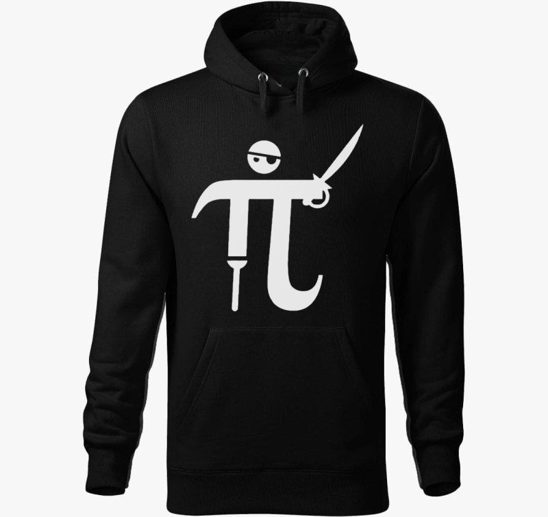 Pirate kalóz Pi vicces kapucnis pulóver