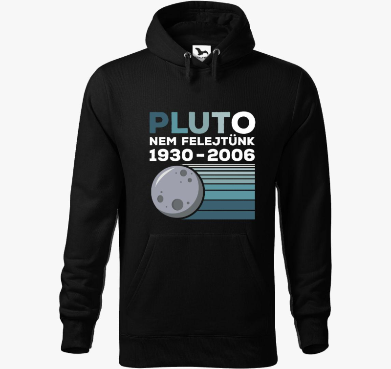 Pluto bolygó emlék kapucnis pulóver