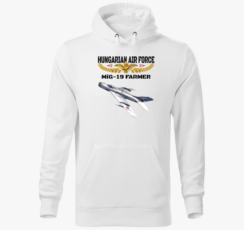 Aranysas MiG-19 kapucnis pulóver