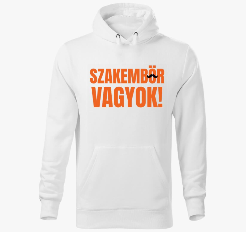 Szakembör vagyok kapucnis pulóver