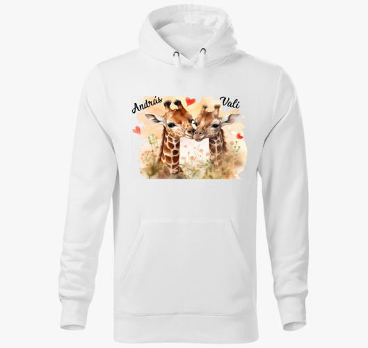 Összebújós szerelmes Zsiráf ka...