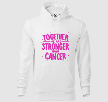 Cancer pink kapucnis pulóver