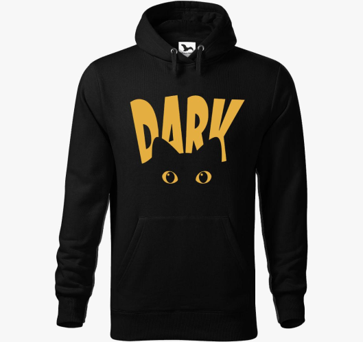 Dark macskás kapucnis pulóver...