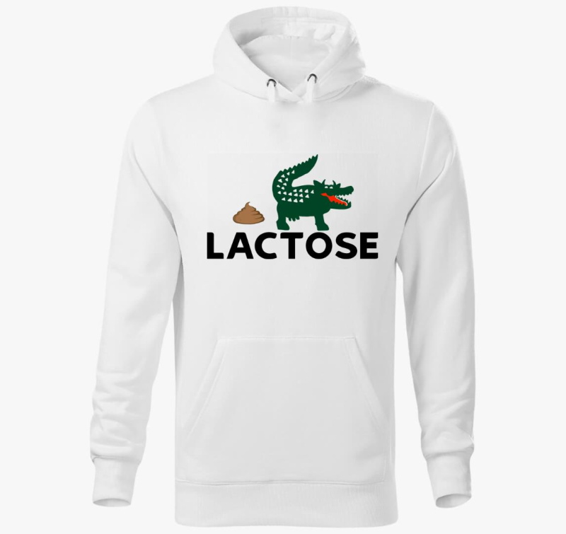 Vicces Lactose kapucnis pulóver