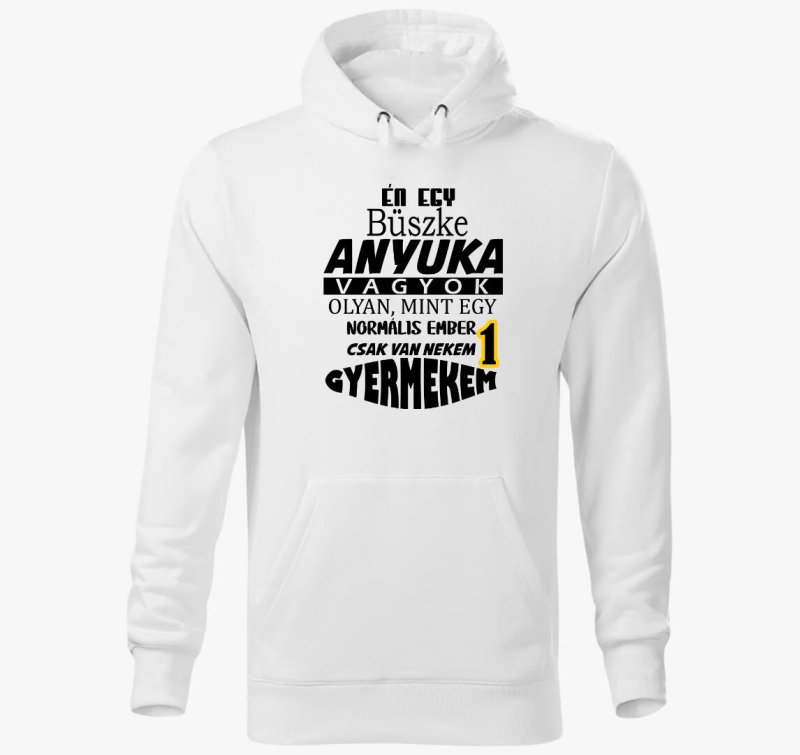 Büszke Anya kapucnis pulóver