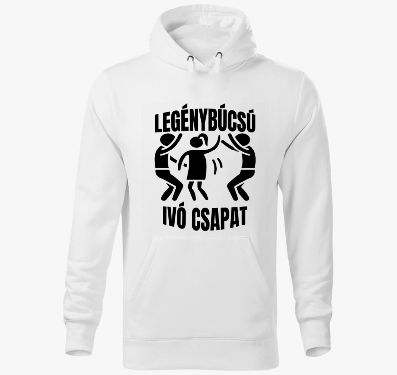 Legénybúcsú ivó csapat legénybúcsúra kapucnis pulóver