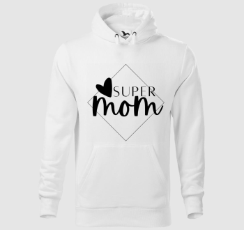 Super Mom kapucnis pulóver