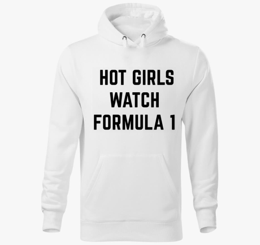 Girls F1 kapucnis pulóver