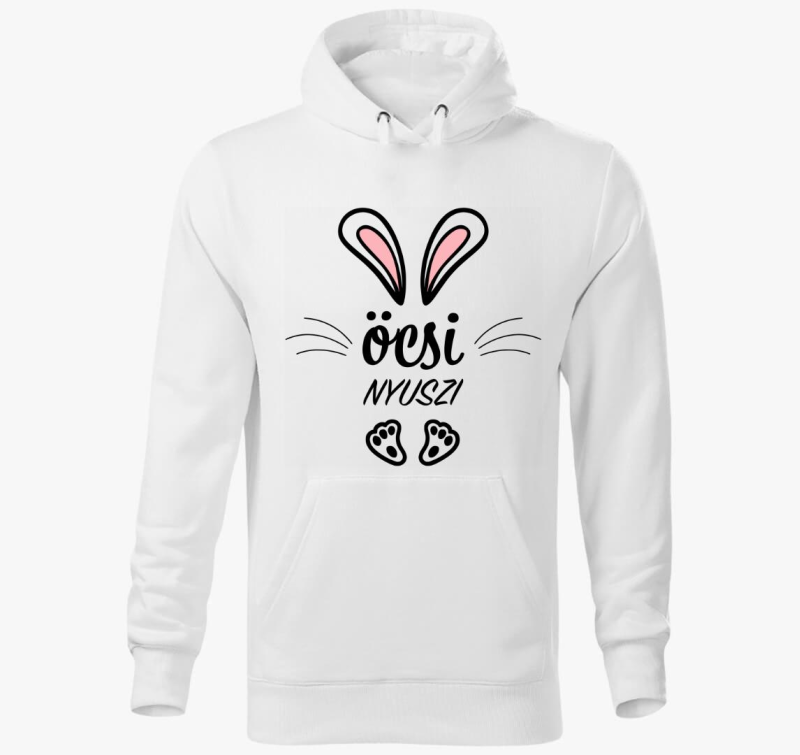 Nyuszicsalád öcsi nyuszi kapucnis pulóver