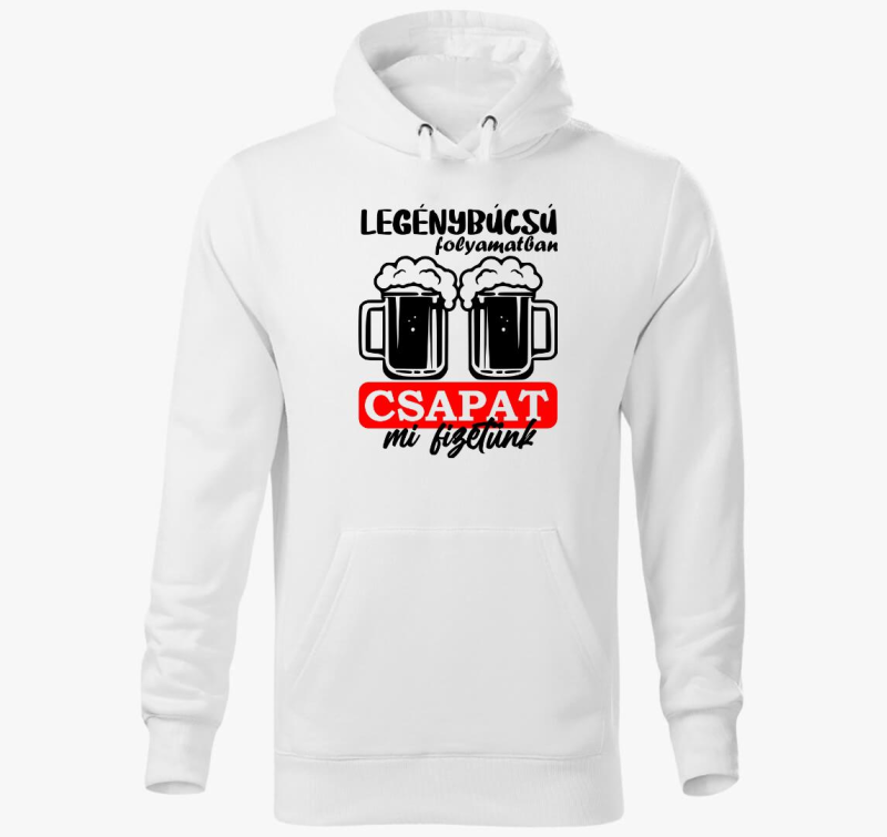 Legénybúcsús Csapat 2 kapucnis pulóver