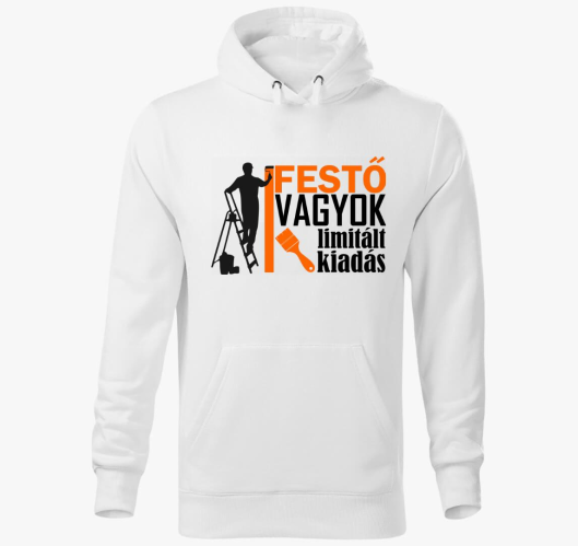 Festő vagyok kapucnis pulóver...
