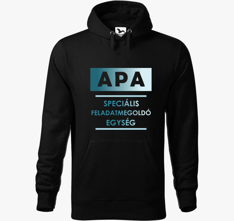 Apa speciális feladatmegoldó egység kapucnis pulóver