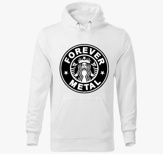 Forever metal kapucnis pulóver...
