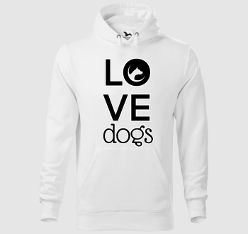 Love dogs kapucnis pulóver