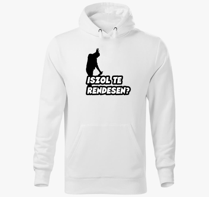 Iszol te rendesen kapucnis pulóver