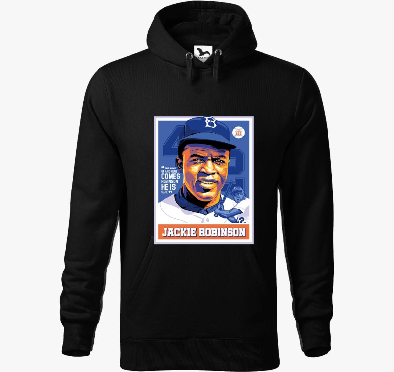 Jackie Robinson kapucnis pulóver
