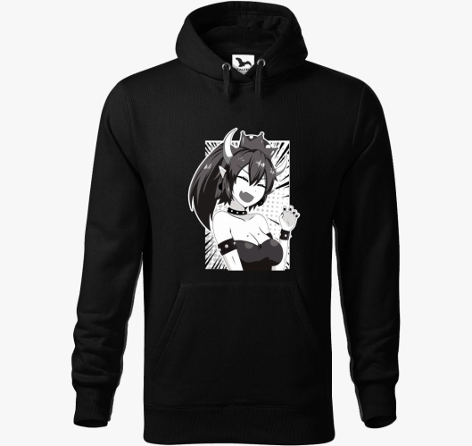 Bowsette kapucnis pulóver