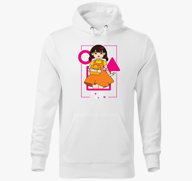 Squid game Jössz játszani? kapucnis pulóver