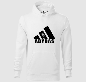 Adyas Adidas márka paródia kapucnis pulóver