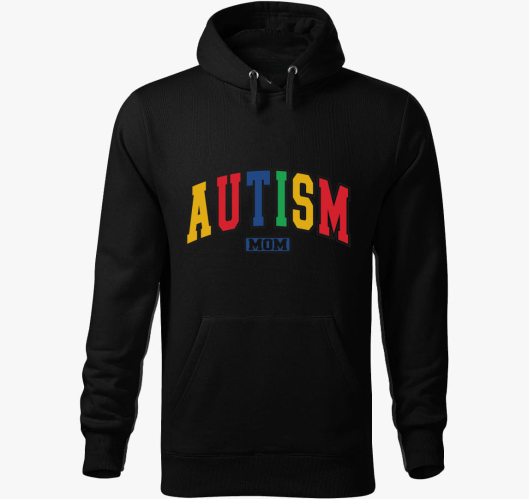 Autism Mom kapucnis pulóver