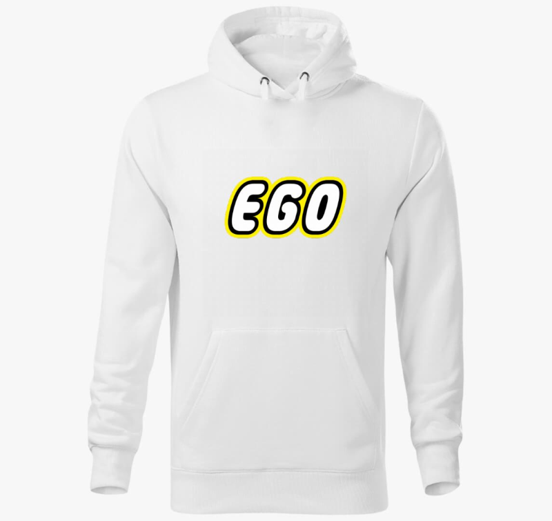 Ego Lego márka paródia kapucnis pulóver