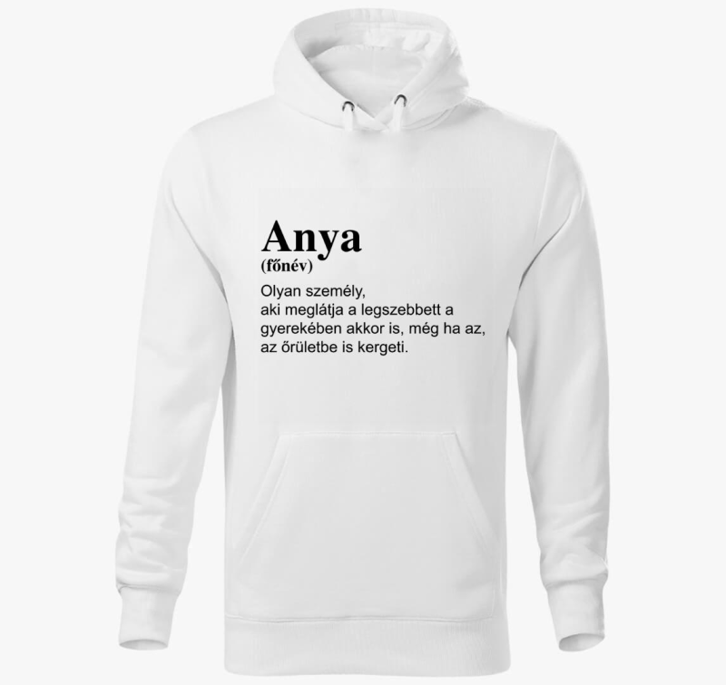 Anya főnév kapucnis pulóver