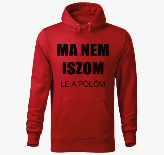 Ma nem iszom (le a kapucnis pu...