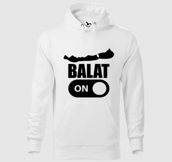 Balat-ON Balaton fekete kapucnis pulóver