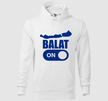 Balat-ON Balaton kék kapucnis pulóver
