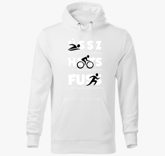 Vicces Triatlon kapucnis pulóv...