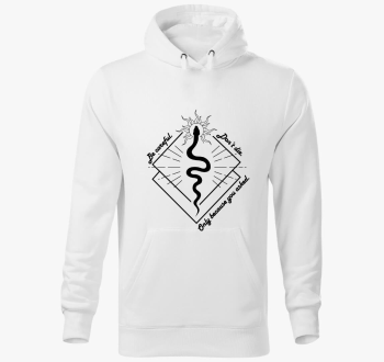 Be careful dont die kapucnis pulóver