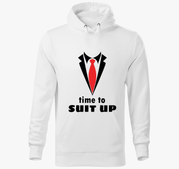 Time to SUIT UP kapucnis pulóver