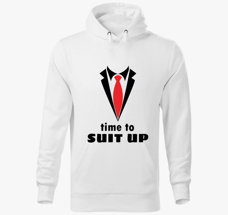 Time to SUIT UP kapucnis pulóver