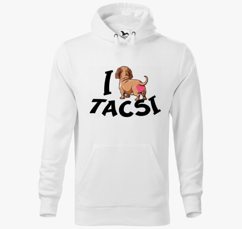 Tacsi I love tacsi kapucnis pulóver