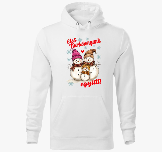 Első karácsonyunk együtt hóemb...