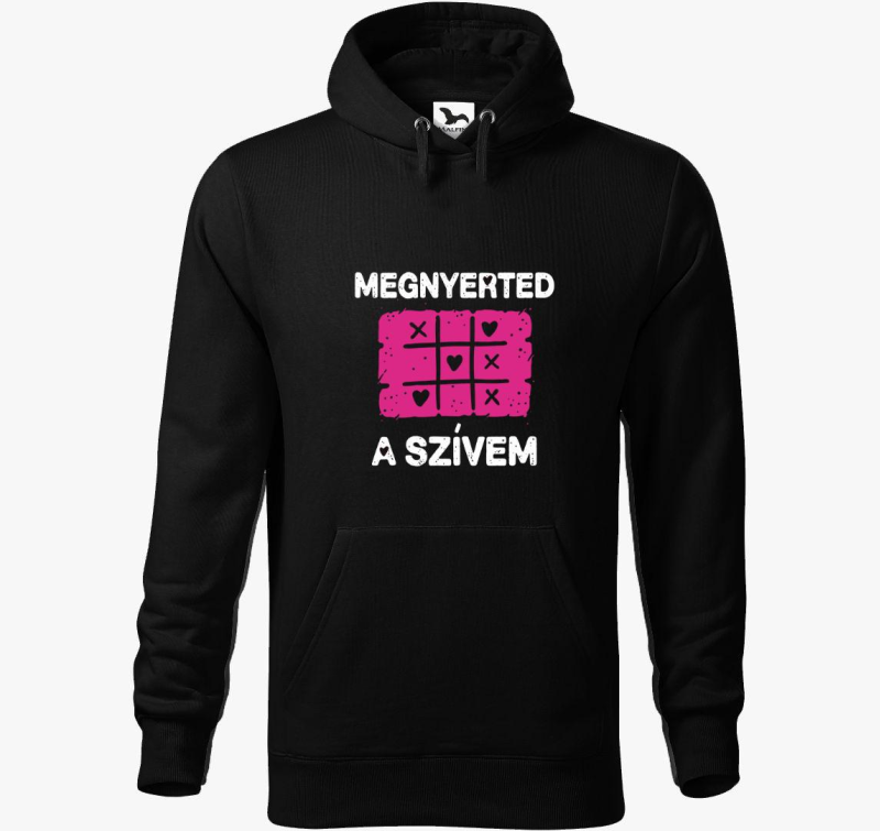 Megnyerted a szívem kapucnis pulóver