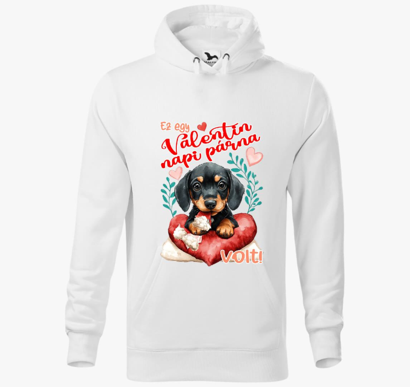 Ez egy Valentin napi párna volt tacsi kapucnis pulóver