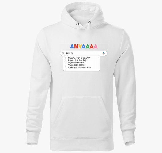 Anya a mindentudó kapucnis pul...