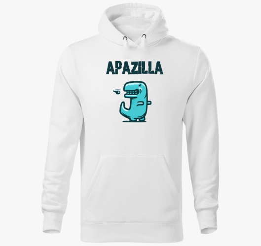 Apazilla kapucnis pulóver