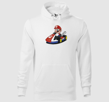 Super Mario, a versenyző kapucnis pulóver