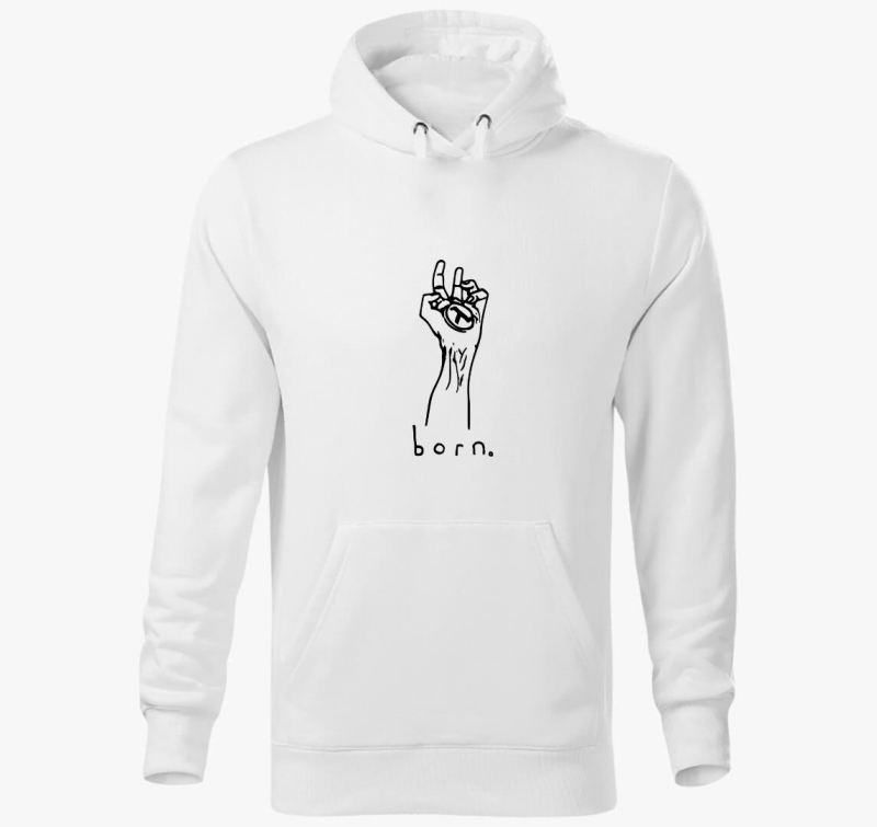 Half Life born poster kapucnis pulóver