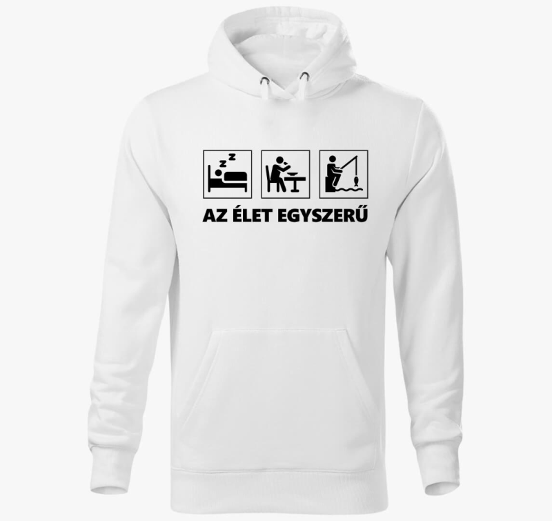 Az élet egyszerű kapucnis pulóver