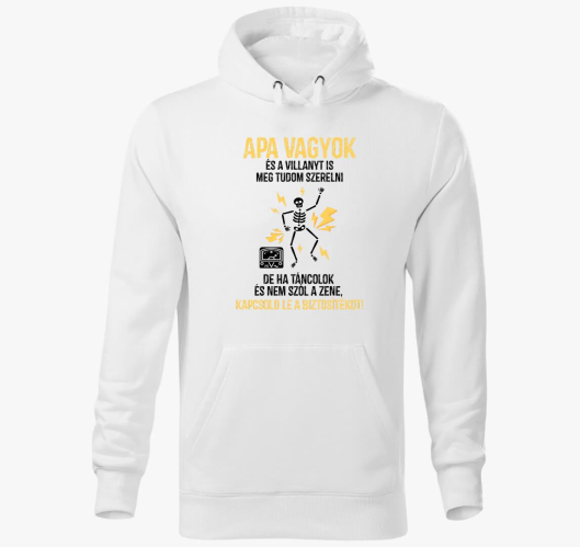 Apa vagyok... vicces kapucnis ...