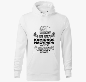 Kamionos nagypapa vagyok kapucnis pulóver