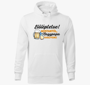 Előléptetve kapucnis pulóver