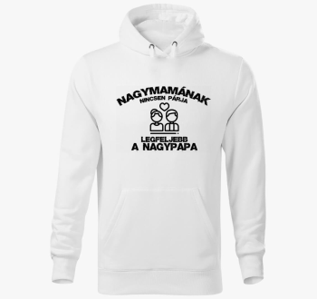 Nagymamának nincsen párja kapucnis pulóver