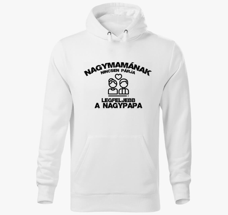 Nagymamának nincsen párja kapucnis pulóver