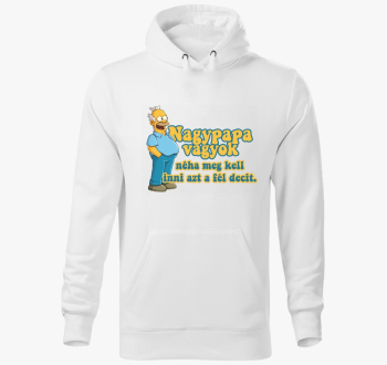 Nagypapa vagyok Simpsonos kapucnis pulóver