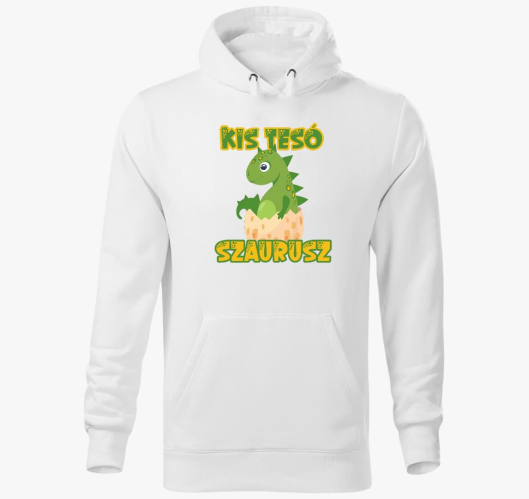 Kis tesó szaurusz kapucnis pul...