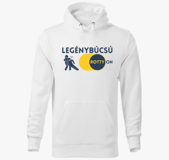 Legénybúcsú RottyON kapucnis pulóver